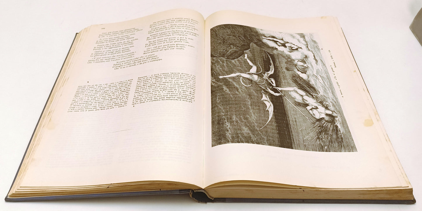 La Divina Commedia - Dante Alighieri - Curcio - 1956- ill. Gustavo Dore'- YFS280