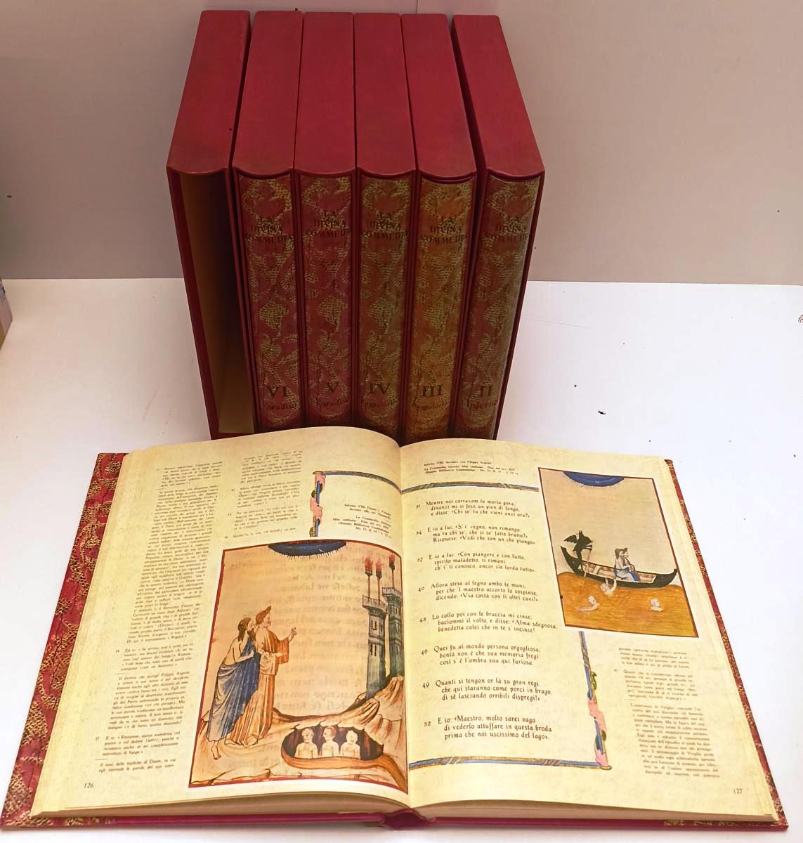 LN- LA DIVINA COMMEDIA 6 VOLUMI - DANTE ALIGHIERI - FABBRI--- 1963- CS- BLCG2