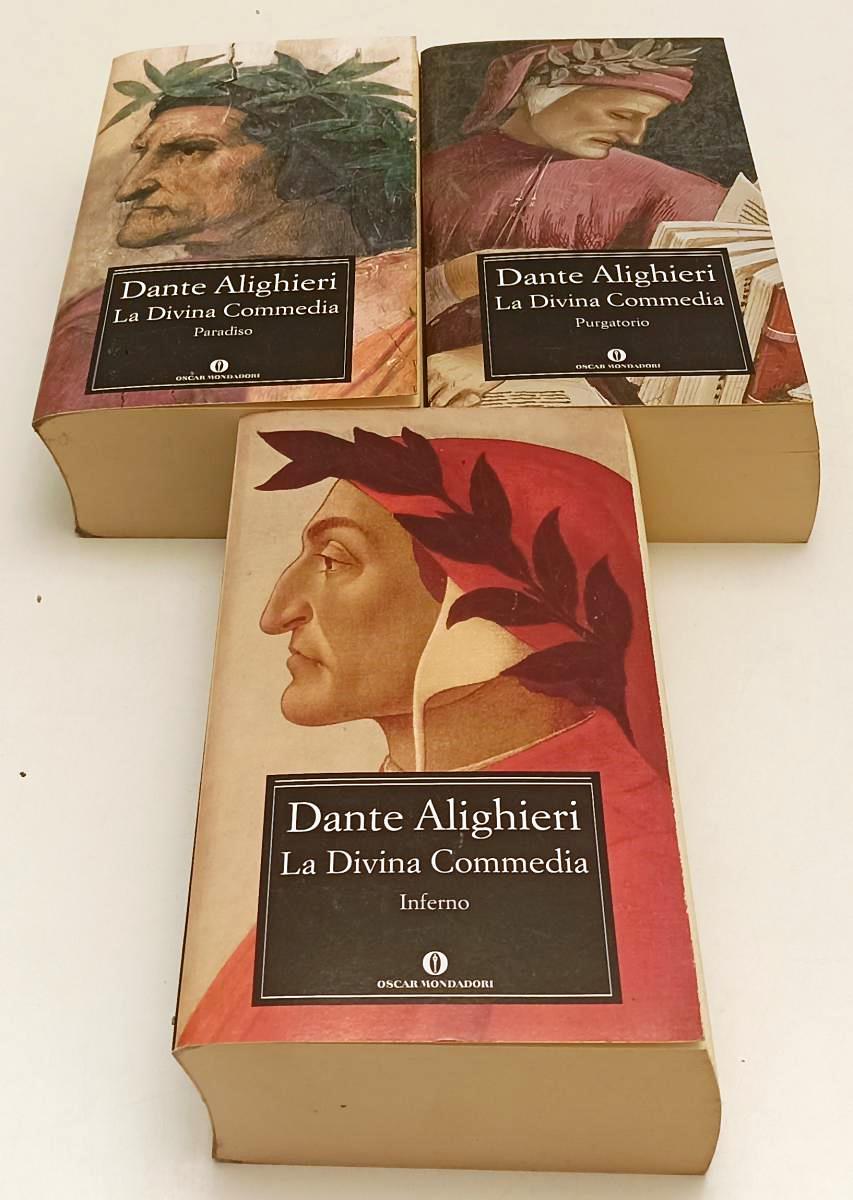 LN- LA DIVINA COMMEDIA 3 VOLUMI - DANTE ALIGHIERI - MONDADORI - OSCAR- B- XFS208