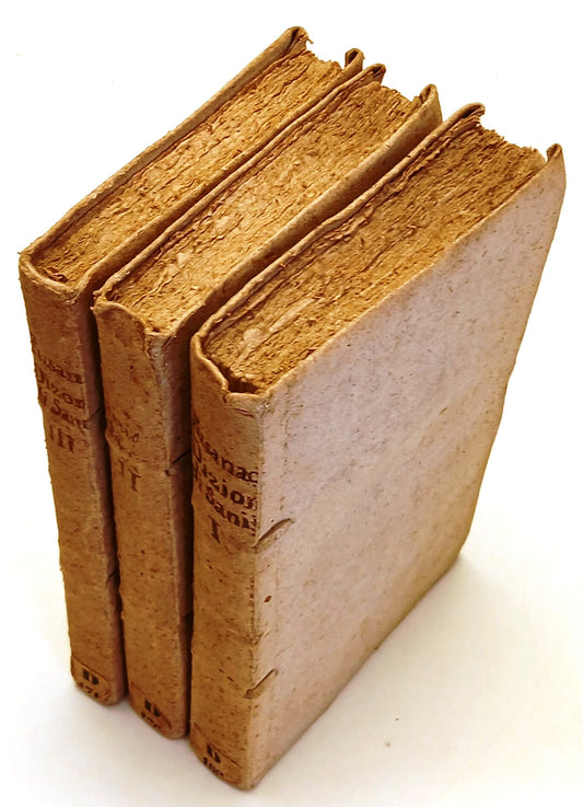 LH- DIZIONARIO COMPENDIOSO DI SANITA' 3 TOMI- FUSANACCI- ZATTA -1778/1779- ZFS73