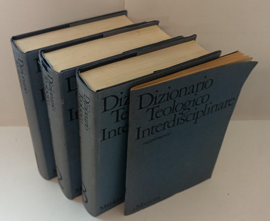 LD- DIZIONARIO TEOLOGICO INTERDISCIPLINARE 3 VOLUMI + SUPPLEMENTO - 1977- YFS872