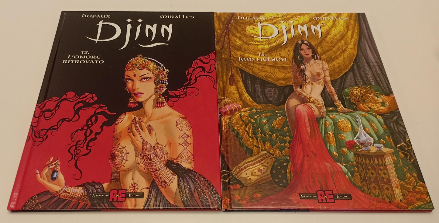 FV- DJINN VOLUMI 1/13 - DUFAUX MIRALLES - ALESSANDRO EDITORE -- C - C24