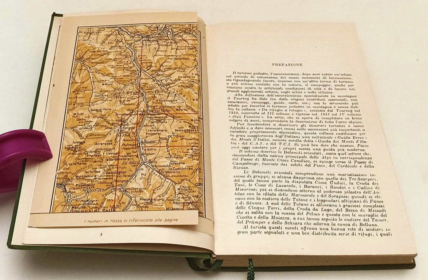 LV- DA RIFUGIO A RIFUGIO DOLOMINI ORIENTALI- SILVIO SAGLIO- TCI- 1955- C- XFS105