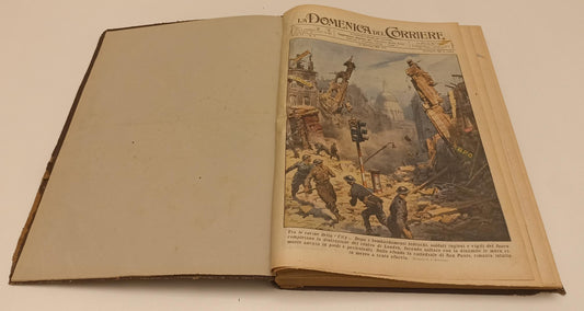 FR- VOLUME RILEGATO DOMENICA DEL CORRIERE 1941 ANNO 43 2/52 ANNATA COMPLETA- A24