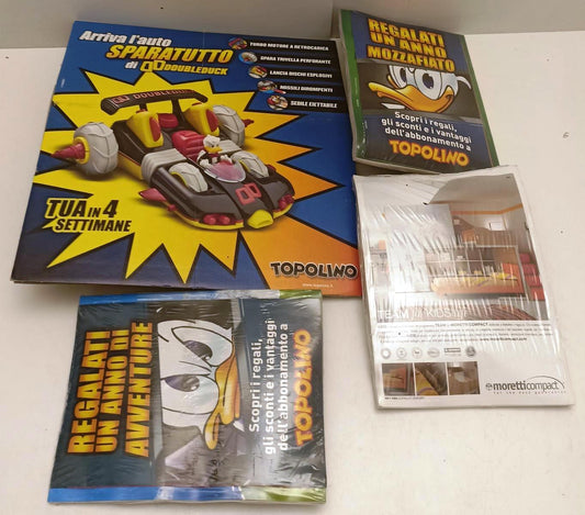 FD- GADGET DD CAR L'AUTO DOUBLEDUCK TOPOLINO 2954 2955 2956 2957 BLISTERATI- B25