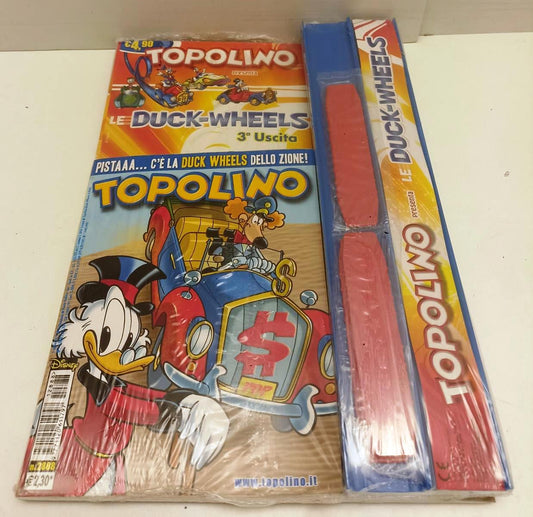 FD- GADGET LE DUCK-WHEELS TOPOLINO 2886 2887 2888 2889 BLISTERATI DISNEY - B25