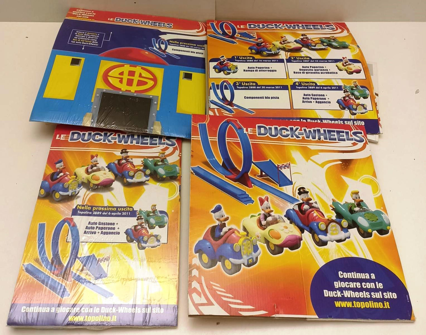 FD- GADGET LE DUCK-WHEELS TOPOLINO 2886 2887 2888 2889 BLISTERATI DISNEY - B25