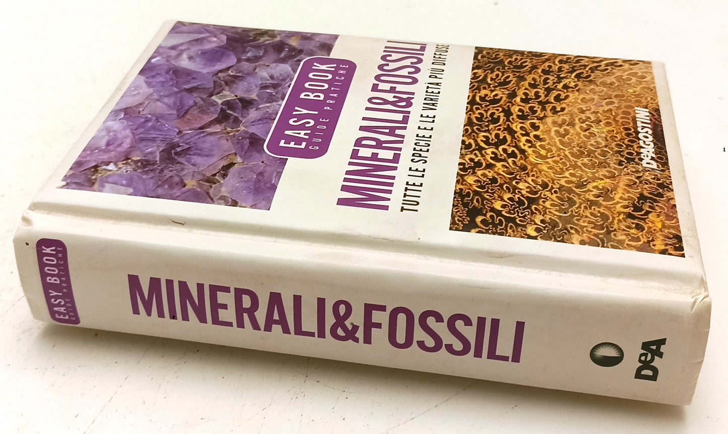 LZ- EASY BOOK GUIDE PRATICHE MINERALI & FOSSILI -- DeAGOSTINI--- 2007- C- YFS605