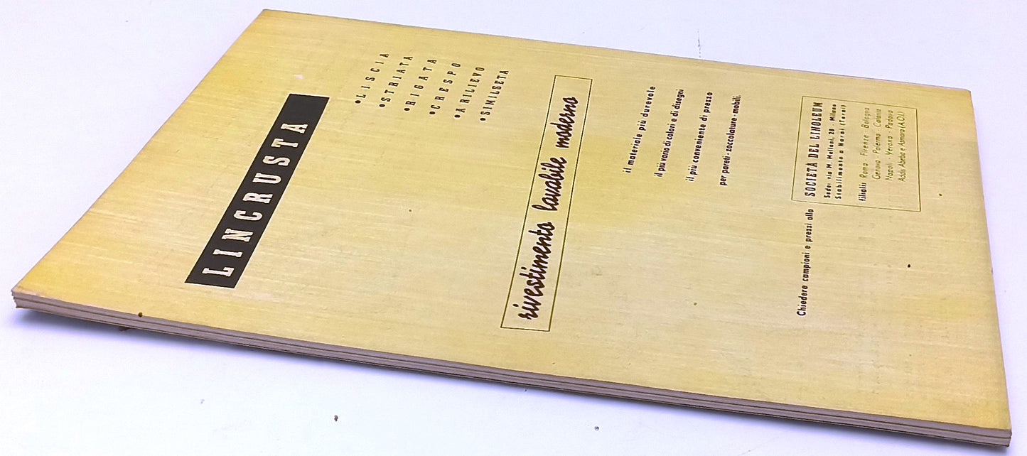 LR- RIVISTA EDILIZIA MODERNA N.29 OTTOBRE-DICEMBRE 1938-XVI INSERTO - RVSa590