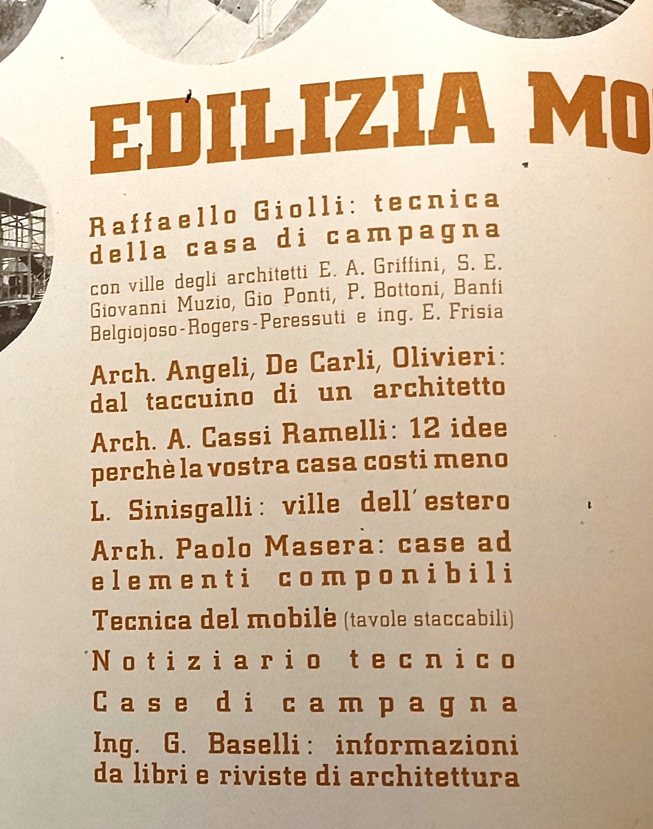 LR- RIVISTA EDILIZIA MODERNA N.31 1939-XVII - RVSa592