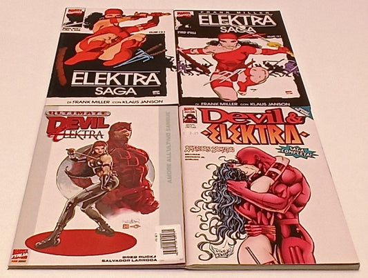 FS- ELEKTRA SAGA 1/2 MARVEL MEGA 6/7 + DEVIL & ELEKTRA + ULTIMATE - PANINI - F25