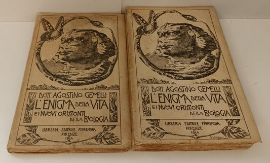 LZ- L'ENIGMA DELLA VITA NUOVI ORIZZONTI BIOLOGIA 1/2- GEMELLI---- 1914- B-ZTT395