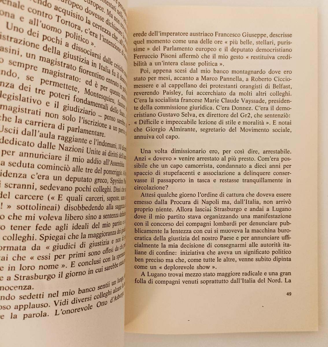 LS- SE QUESTA E' ITALIA - ENZO TORTORA - MONDADORI -- 1a ED. - 1987- B- XFS136