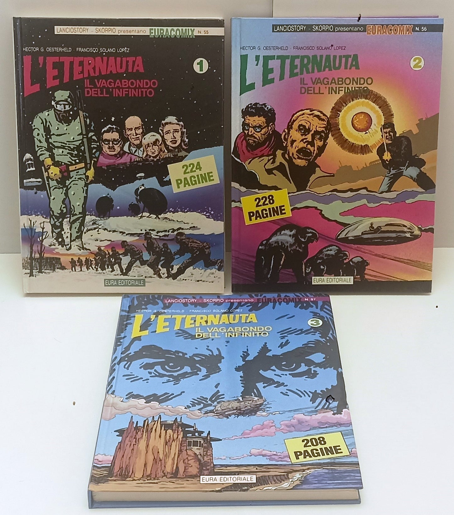 FV- EURACOMIX 55,56,57 L'ETERNAUTA 1/3 - SOLANO LOPEZ - EURA -- C- P24