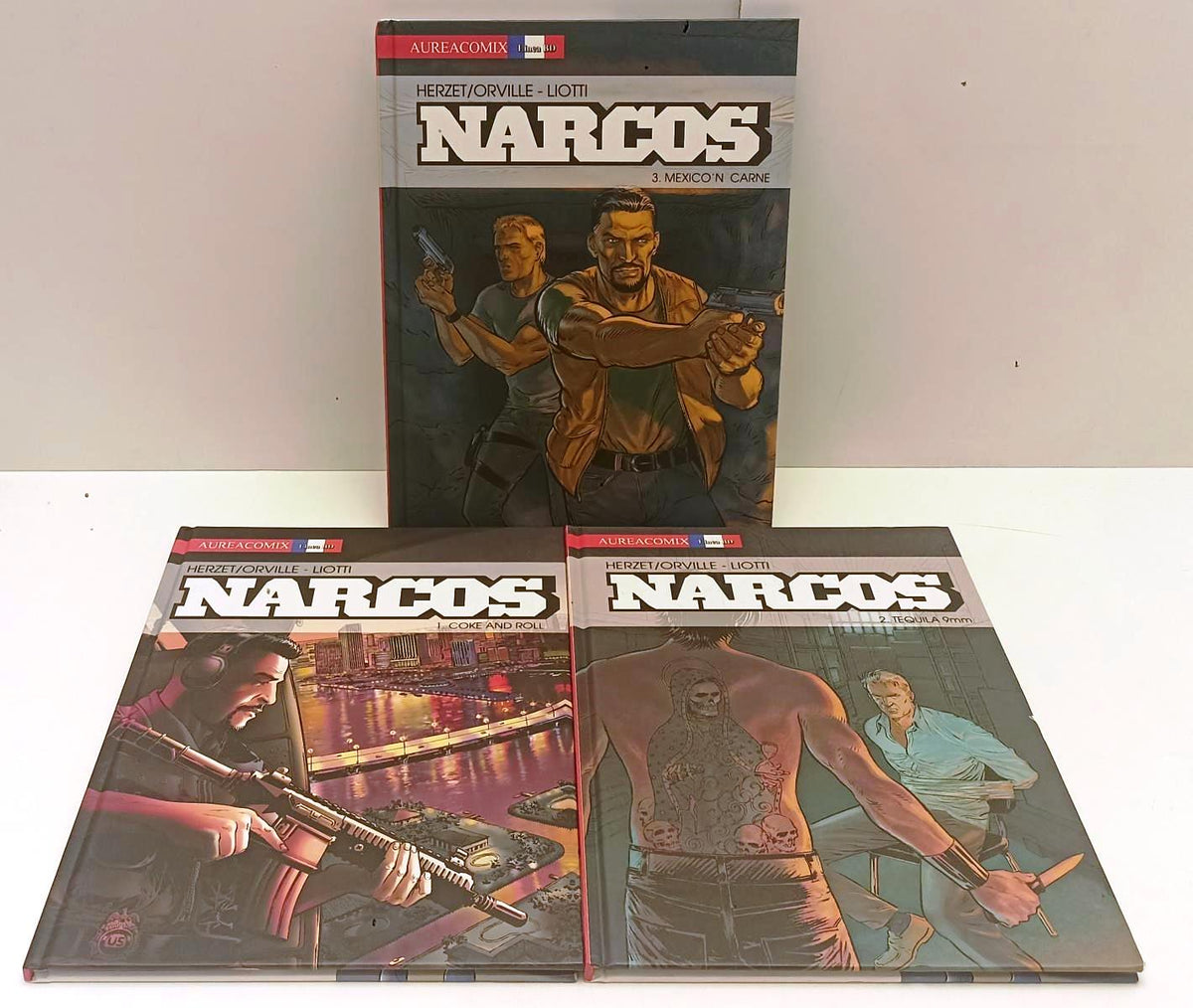 FV- AUREACOMIX LINEA BD NARCOS 1/3 COMPLETA - HERZET ORVILLE - AUREA- C- P24