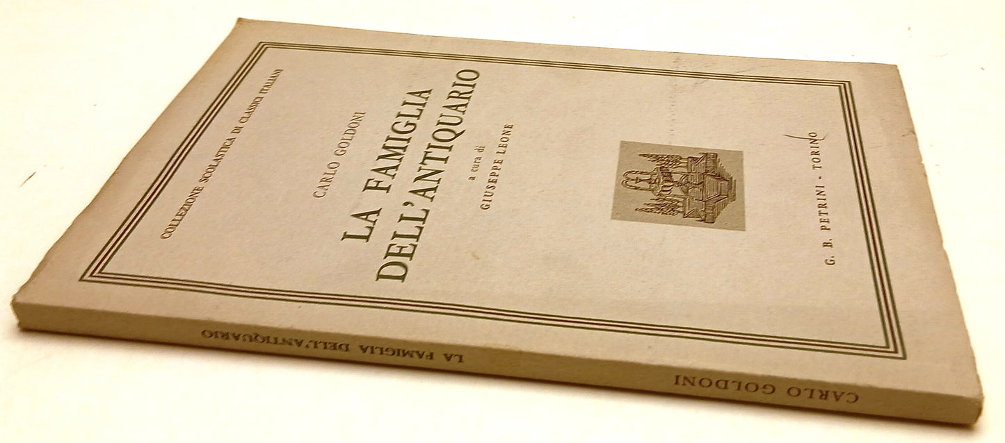 LN- LA FAMIGLIA DELL'ANTIQUARIATO - GOLDONI - PETRINI - SCOLASTICA - 1964- ZFS59