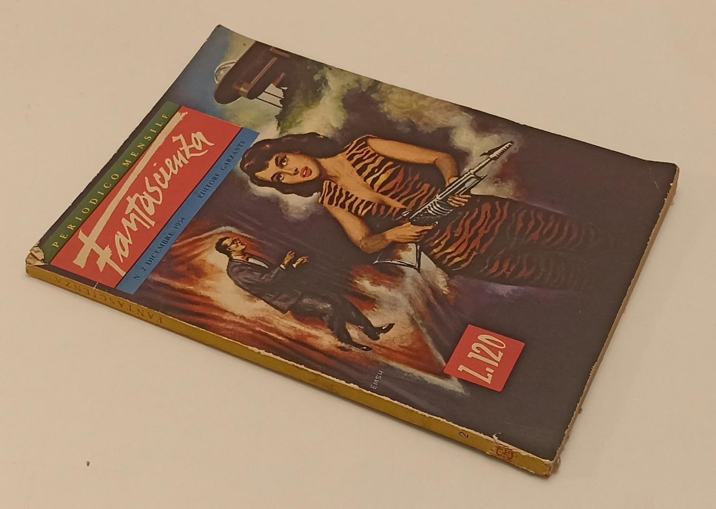 LF- FANTASCIENZA N.2 DICEMBRE 1954 PERIODICO MENSILE -- GARZANTI ---- B - XFS