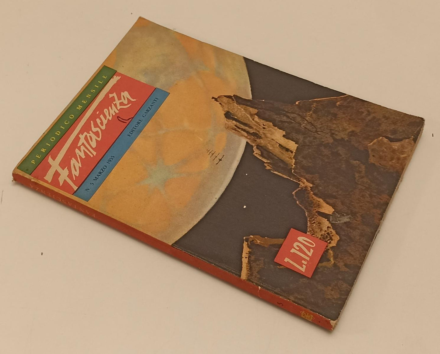 LF- FANTASCIENZA N.5 MARZO 1955 PERIODICO MENSILE -- GARZANTI ---- B - XFS