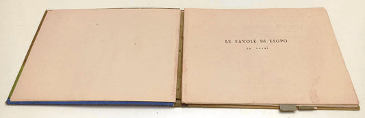 LB- LE FAVOLE DI ESOPO IN VERSI FERNANDO- CAMMELLI- FRANCESCHINI- 1948- C-YFS430