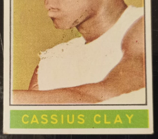 BOXING CARD - PANINI - CAMPIONI SPORT 1967/68 - CASSIUS CLAY - 451 - VF
