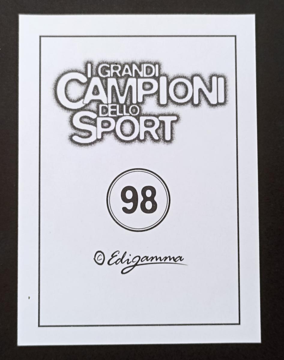 BOXING CARD - EDIGAMMA - CAMPIONI DELLO SPORT 1997 - MIKE TYSON - 98 - MINT