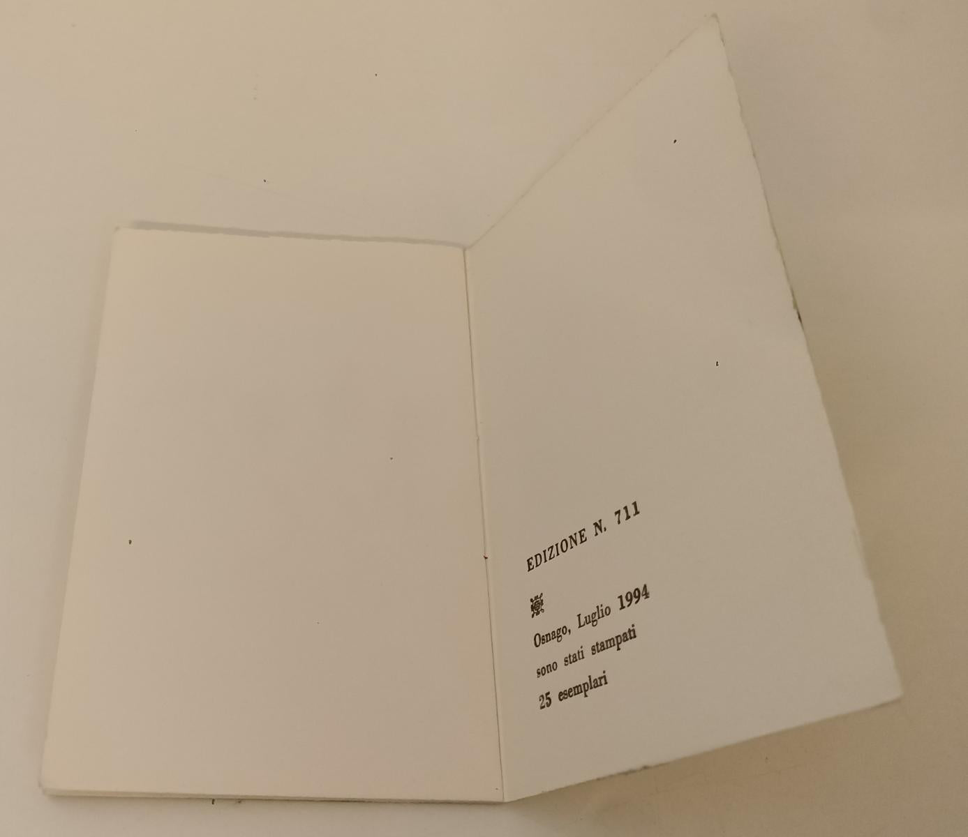 LT- FONDO DI CANTO 25 ESEMPLARI- DALL'ORA LUIGI FERRERI- PULCINOELEFANTE- XFS136