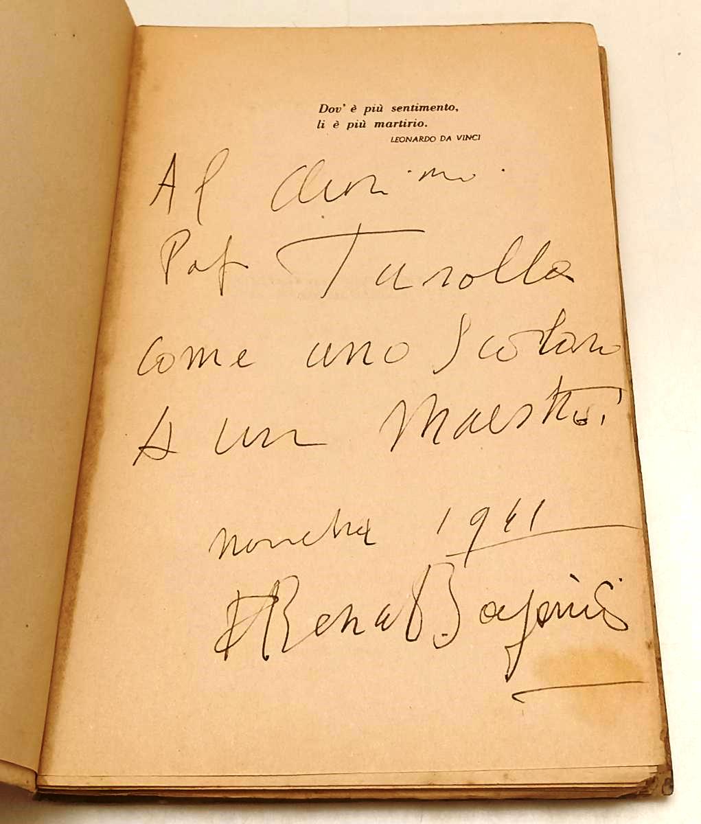 LN- FRAMMENTI VERSI TEMI MISTICI DEDICA AUTOGRAFA - BAGARINI- 1940 - B- XFS105