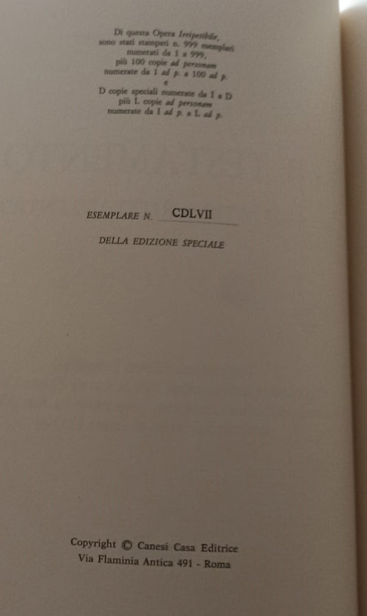 LD- IL TESTAMENTO DI SAN FRANCESCO D'ASSISI - BARGELLINI - CANESI--- 1968-C- ZFS