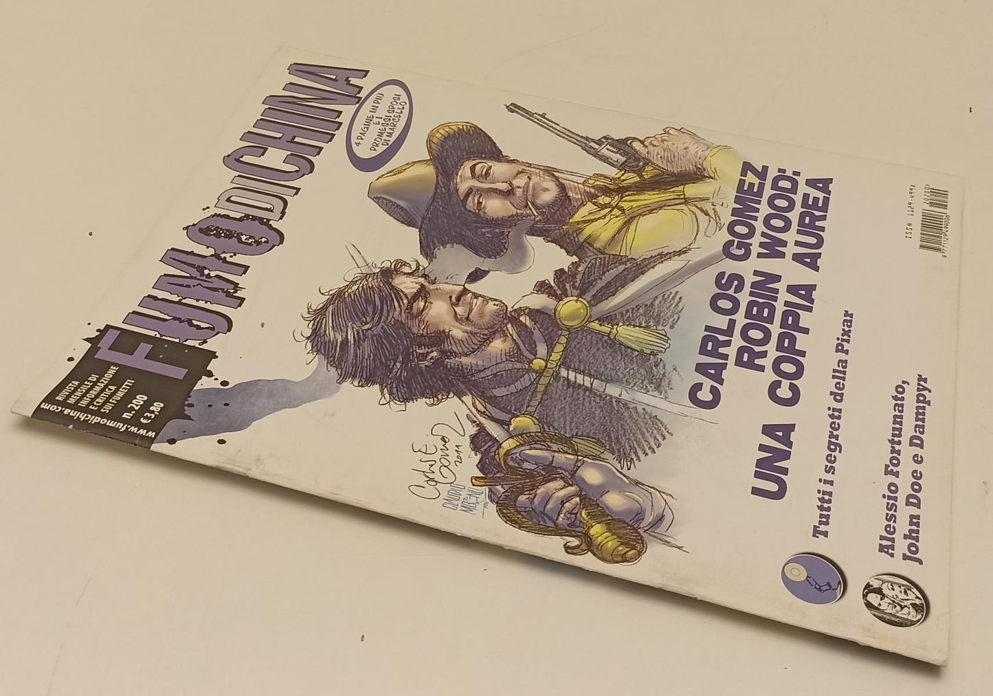 FR- RIVISTA FUMO DI CHINA N.200 CARLOS GOMEZ ROBIN WOOD -- CARTOON CLUB-- S- D24