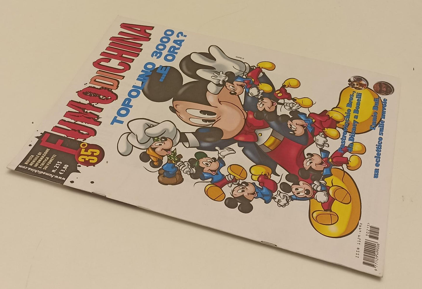 FR- RIVISTA FUMO DI CHINA N.215 TOPOLINO 3000 -- CARTOON CLUB -- S - D24