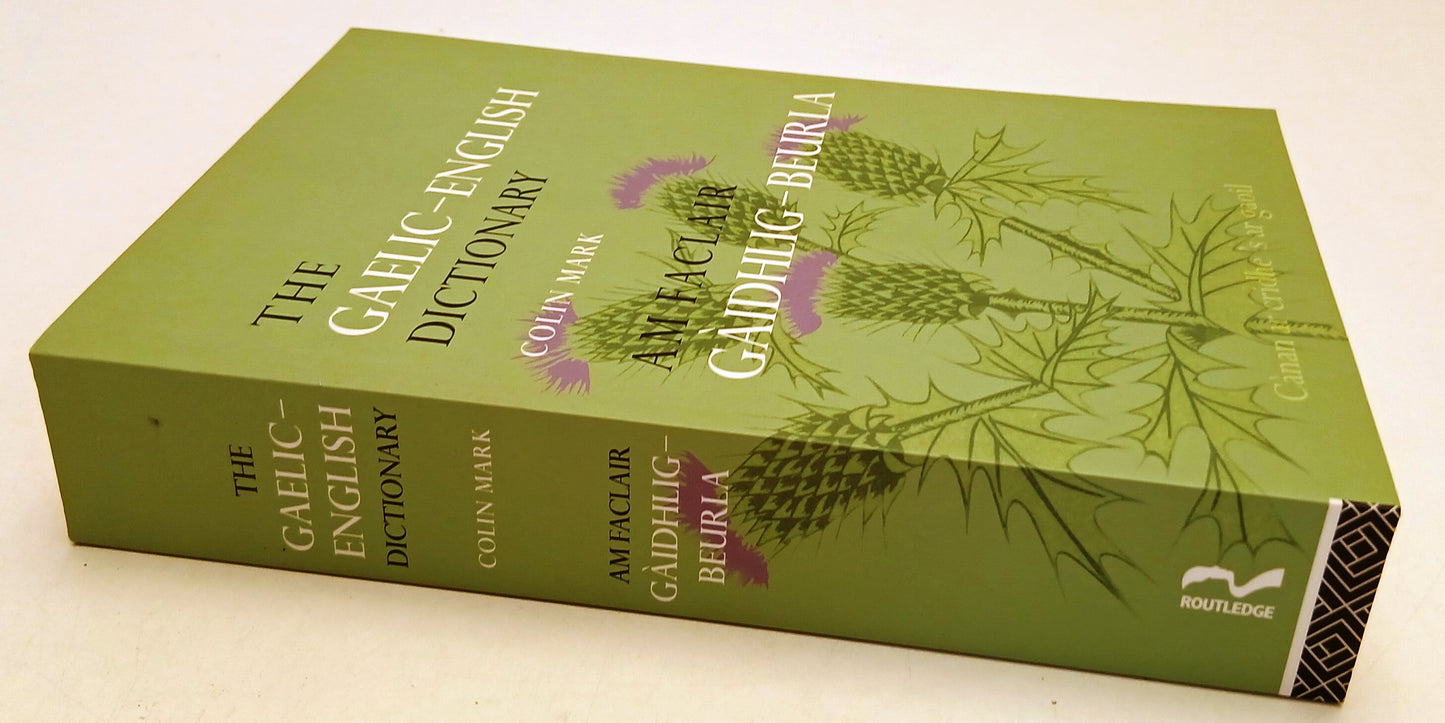LZ- THE GAELIC-ENGLISH DICTIONARY AM FACLAIR GAIDHLIG-BURLA - COLIN MARK - ZFS61