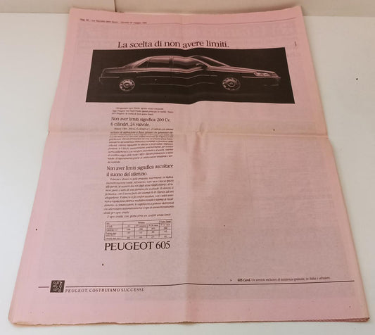 LC- GAZZETTA dello SPORT GIOVEDI' 24 MAGGIO 1990 MILAN CAMPIONISSIMO - RVSa227
