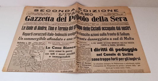 LR- GAZZETTA DEL POPOLO  MAGGIO 1941 SOLDATINI DIVISE ESERCITO ITALIANO - RVSa72