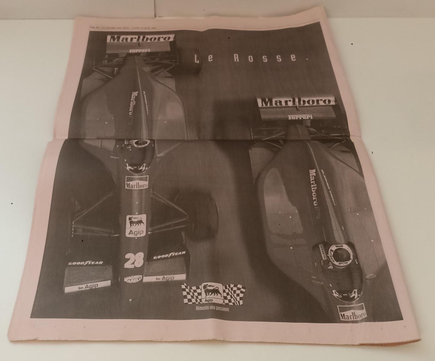 LC- GAZZETTA dello SPORT LUNEDI' 18 aprile 1994 MILAN GLORIA SCUDETTO 14 RVSa228