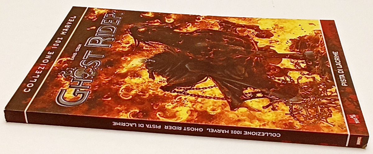 FV- COLLEZIONE 100% MARVEL GHOST RAIDER PISTA DI LACRIME - ENNIS- PANINI- B- F25