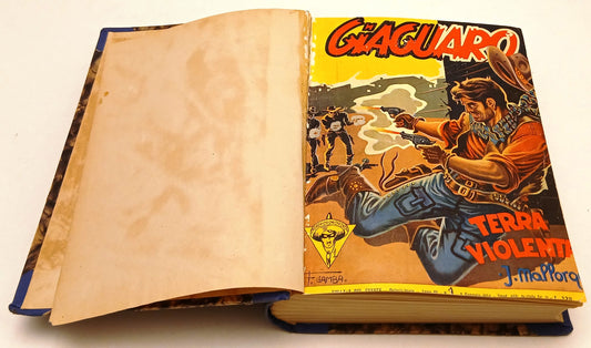 FZ- GIAGUARO 1/8 VOLUME RILEGATO COLLANA DEL COYOTE- MALLORQUI- DARDO- 1954- ZFS