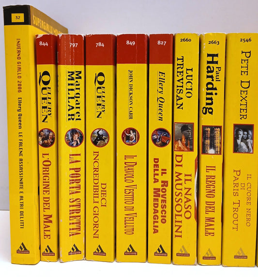 LG- LOTTO GIALLI MONDADORI aa.vv. 40 VOLUMI OFFERTA - B - BLCP10