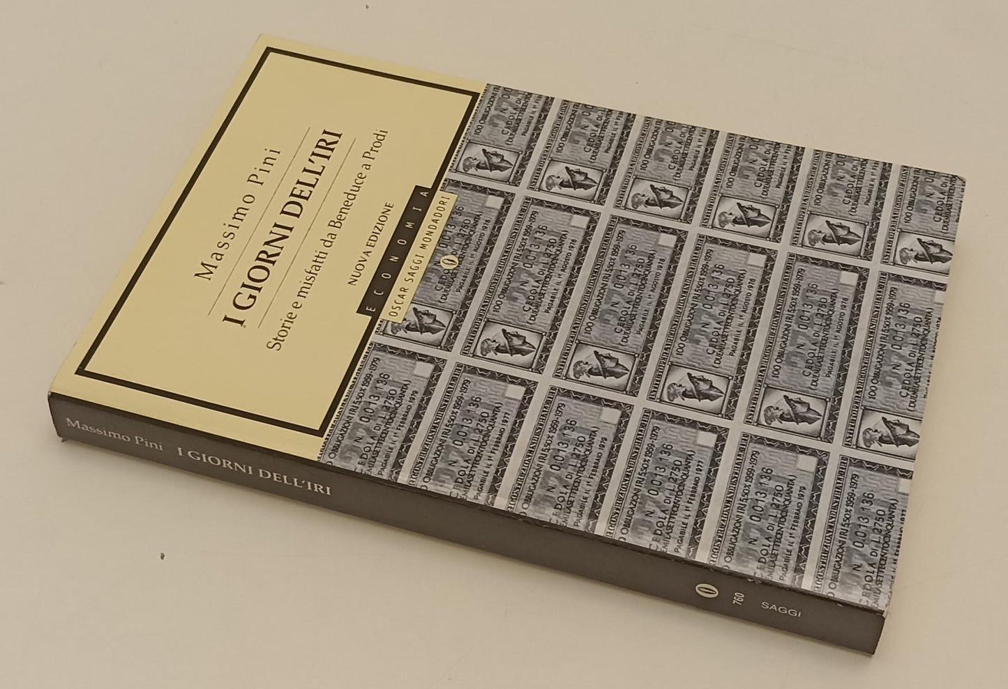 LS- I GIORNI DELL'IRI- MASSIMO PINI- MONDADORI- OSCAR SAGGI ECONOMIA- 2004-B-XFS
