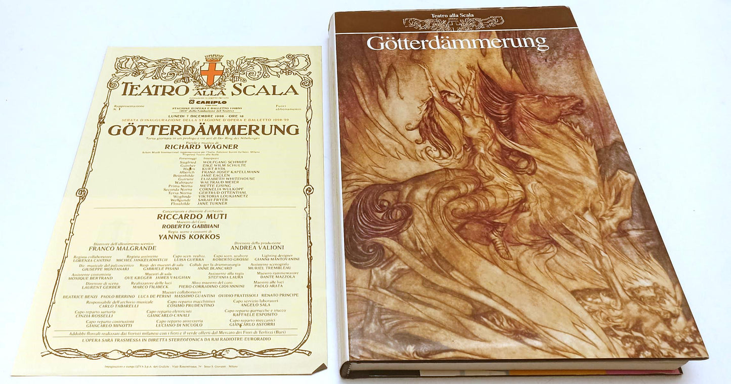 LT- TEATRO ALLA SCALA STAGIONE 1989/90 GOTTERFAMMERUNG RICHARD WAGNER- CS-YFS977