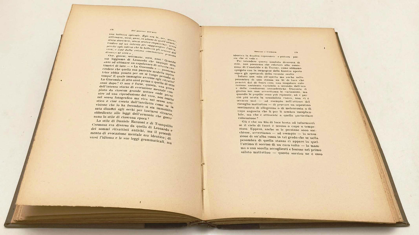 LT- DEL GOVERNO DELL'ARTE - DE GAUFRIDY - F.LLI BOCCA -- 1a ED.- 1934- C- YFS356