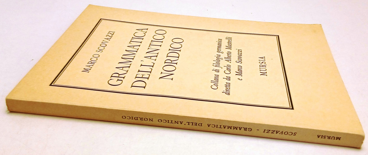 LZ- GRAMMATICA DELL'ANTICO NORDICO - MARCO SCOVAZZI - MURSIA --- 1966 - B- ZFS65