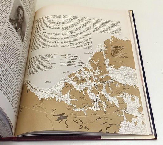 LV- IL GRANDE LIBRO DELLE ESPLORAZIONI- ERIC NEWBY- VALLARDI--- 1976- CS- YFS660