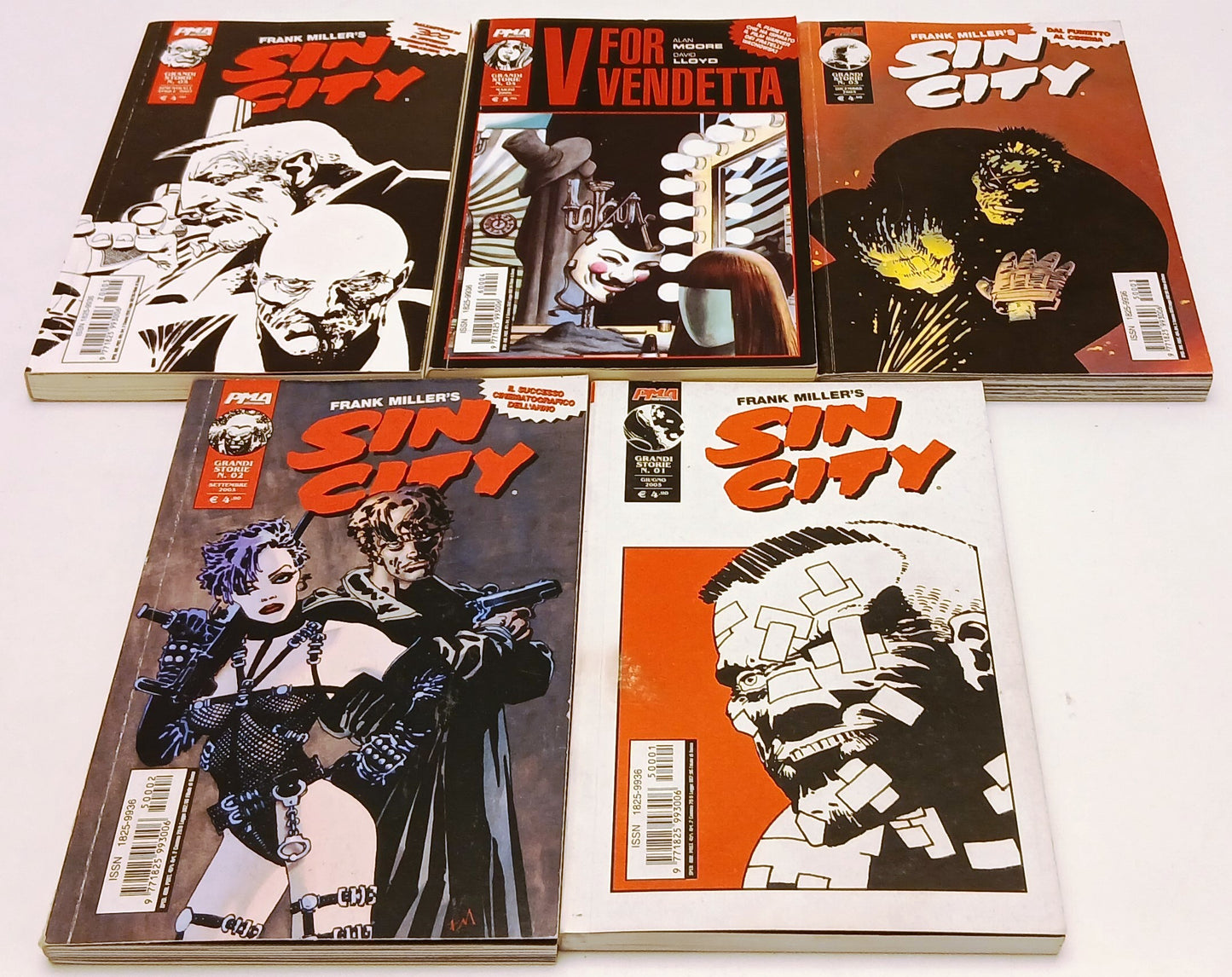 FS- GRANDI STORIE 1/5 SIN CITY V FOR VENDETTA - MILLER MOORE - MAGIC PRESS - L25
