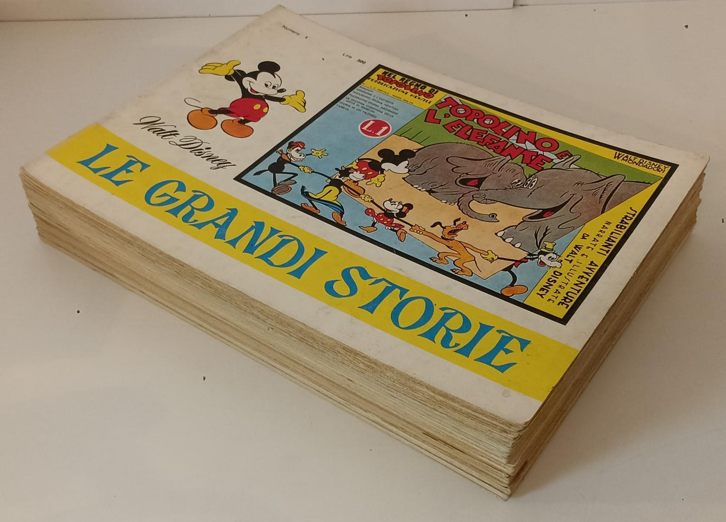 FD- LE GRANDI STORIE DI TOPOLINO 1/12 COMPLETA -- DISNEY MONDADORI- 1967- S- R23