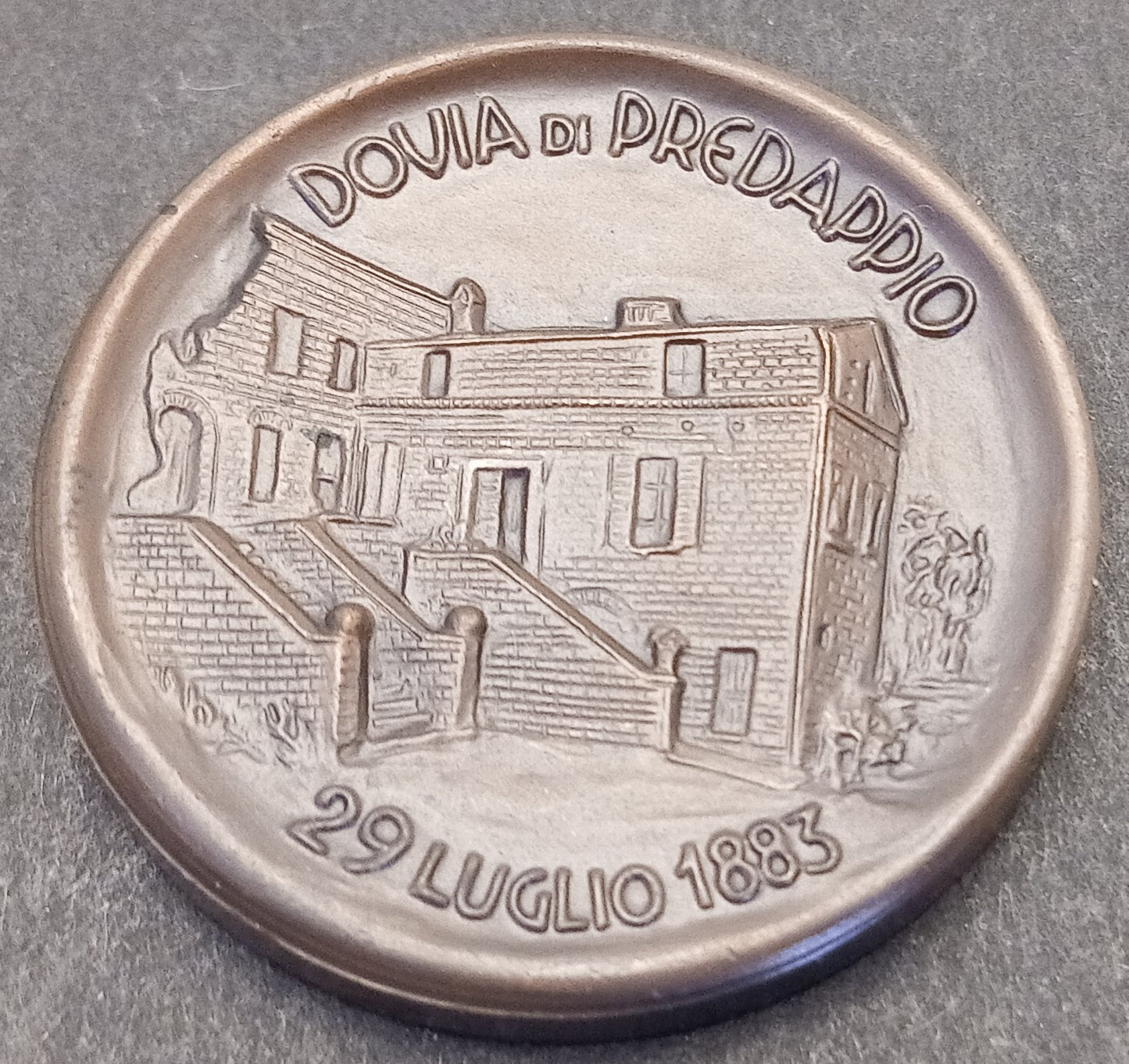 CB- MEDAGLIA DOVIA DI PREDAPPIO 29 LUGLIO 1883 NASCITA MUSSOLINI DUCE - GTTS139