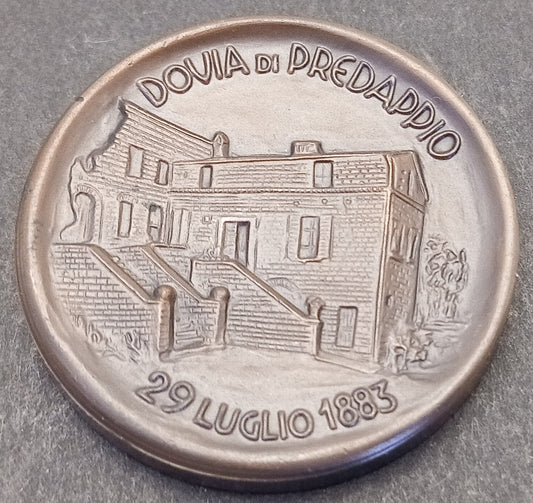 CB- MEDAGLIA DOVIA DI PREDAPPIO 29 LUGLIO 1883 NASCITA MUSSOLINI DUCE - GTTS139