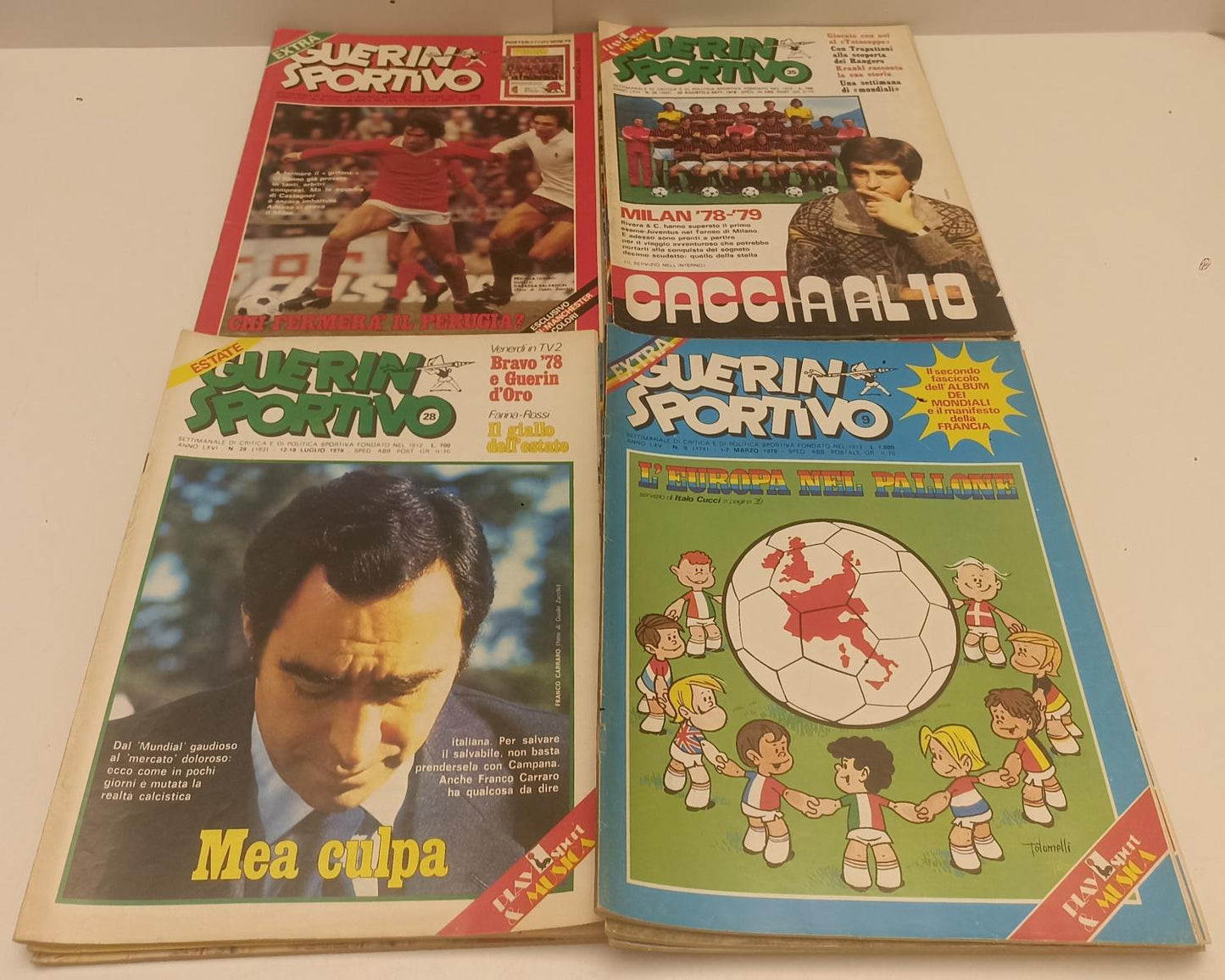 LC- LOTTO 14 NUMERI GUERIN SPORTIVO 1978 GUIDA MONDIALI POSTER STORY - YFS933