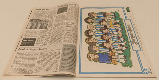 LC- RIVISTA GUERIN SPORTIVO N.20 OPERAZIONE ARGENTINA CARICATURE SQUADRE RVSa551