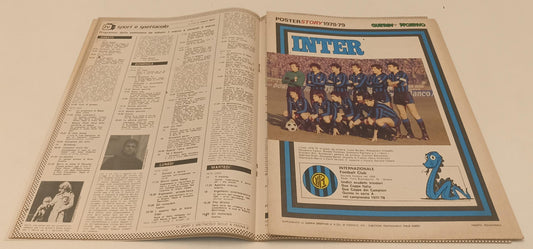 LC- RIVISTA GUERIN SPORTIVO N.9 1979 EXTRA - POSTER STORY INTER - RVSa547