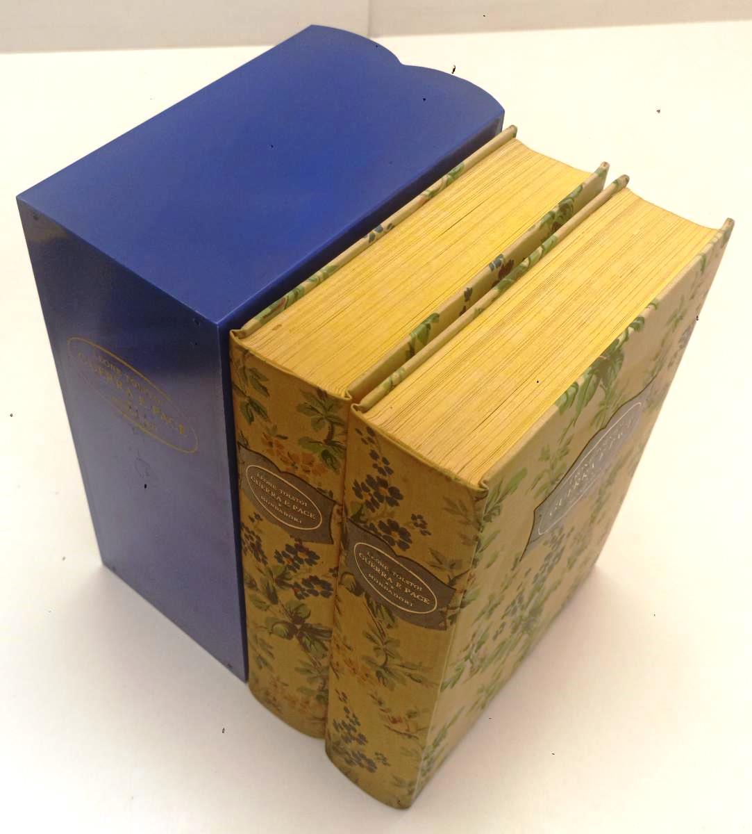 LN- GUERRA E PACE COFANETTO 2 VOLUMI - LEONE TOLSTOJ- MONDADORI- 1956- C- YFS511